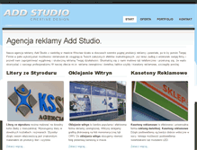 Tablet Screenshot of addstudio.pl